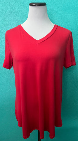 Red Tunic Top