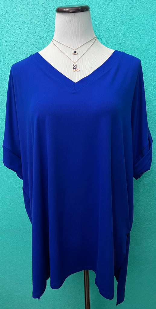 Colbalt Tunic Top