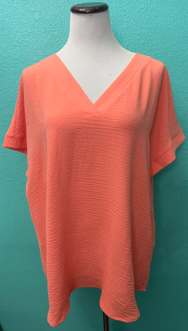 Orange Tunic Top