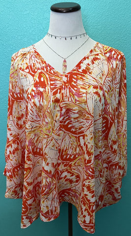 Orange Tunic Top