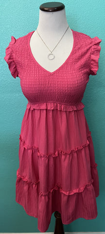 Pink Babydoll Dress