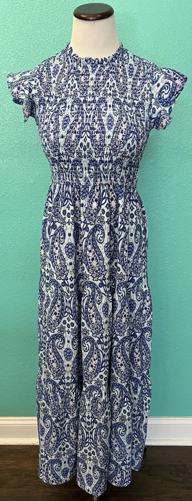 SS Paisley Maxi Dress