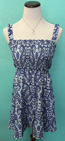 SS Paisley Tank Dress