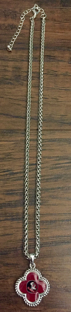 FSU Clover Necklace