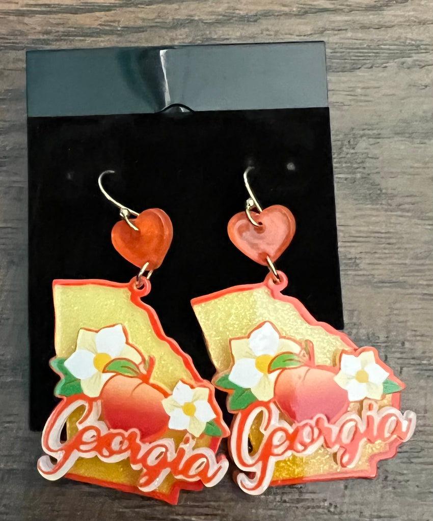 Georgia Peach Earrings