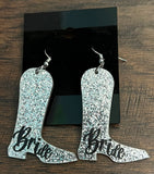 Bride Boots Earrings