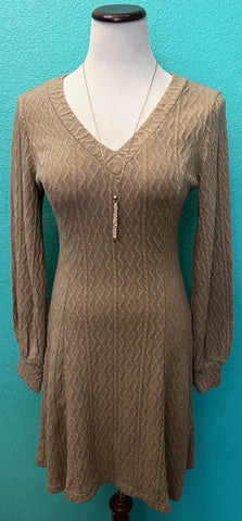 Taupe Sweater Dress