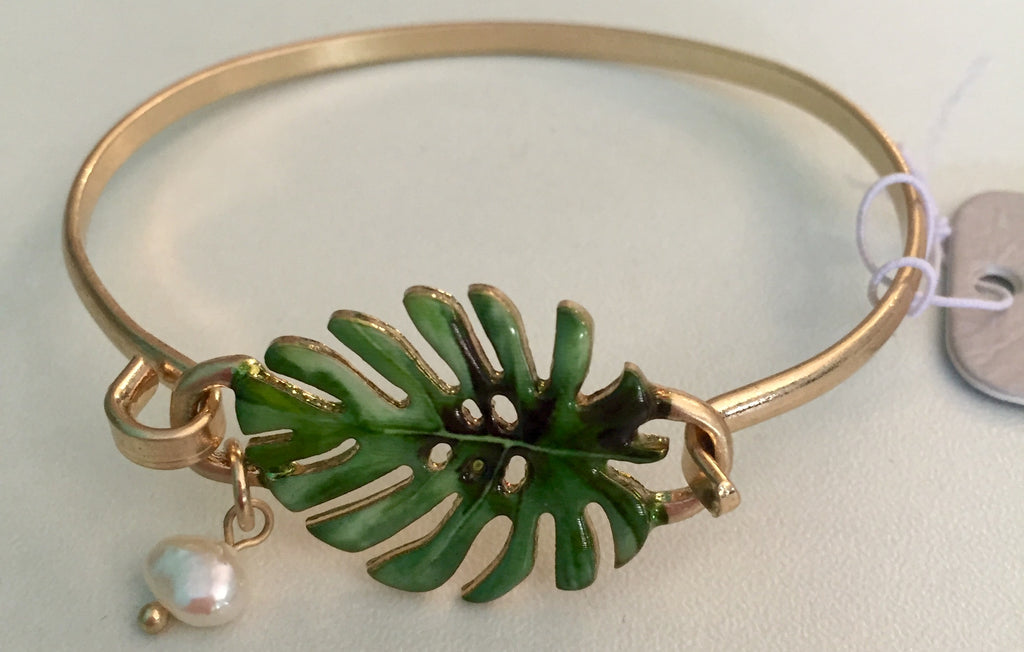 Palm Tree Leaf Bracelet