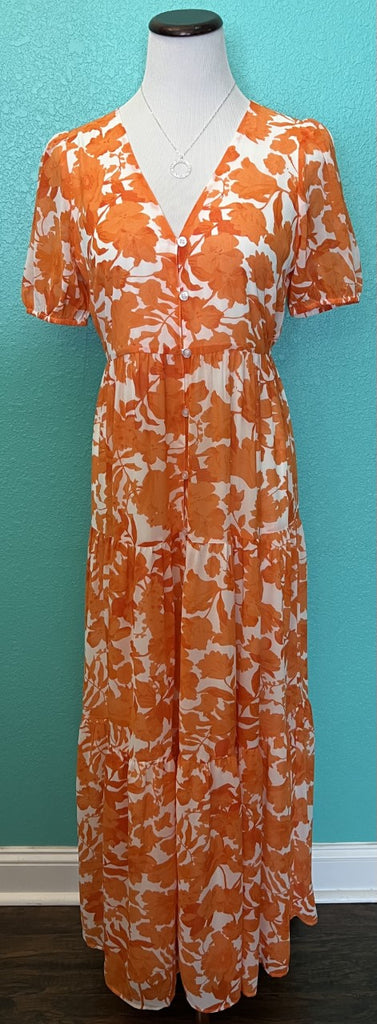 Orange Maxi Dress