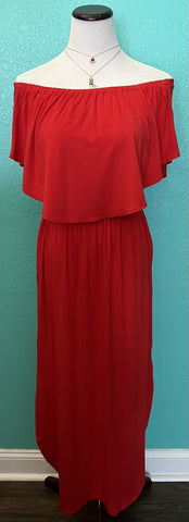 Red Maxi Dress